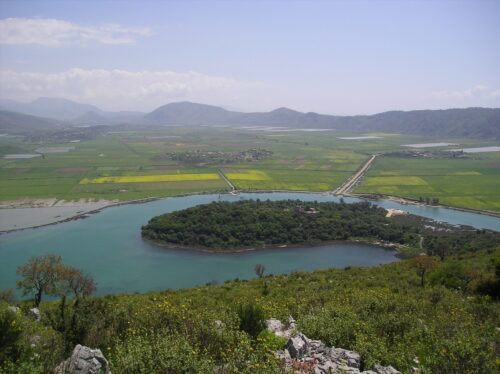 Die Butrint-Halbinsel