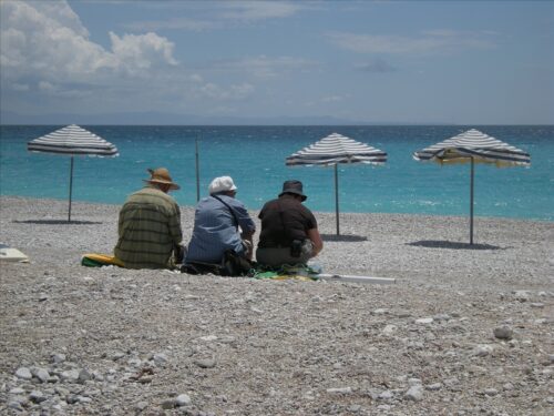 Albanische Riviera: Pause am Strand