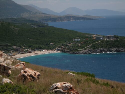 Albanische Riviera: Badebucht