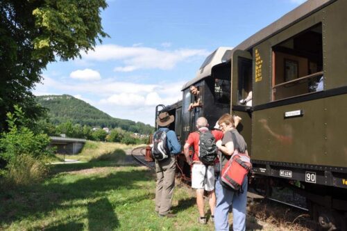 Fränkische Schweiz, Dampfbahn im Wiesenttal